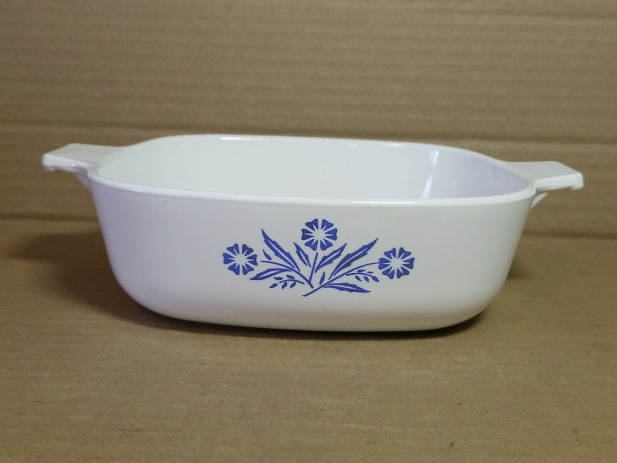 Cacerola Vintage CorningWare con patrón Cornflower Blue