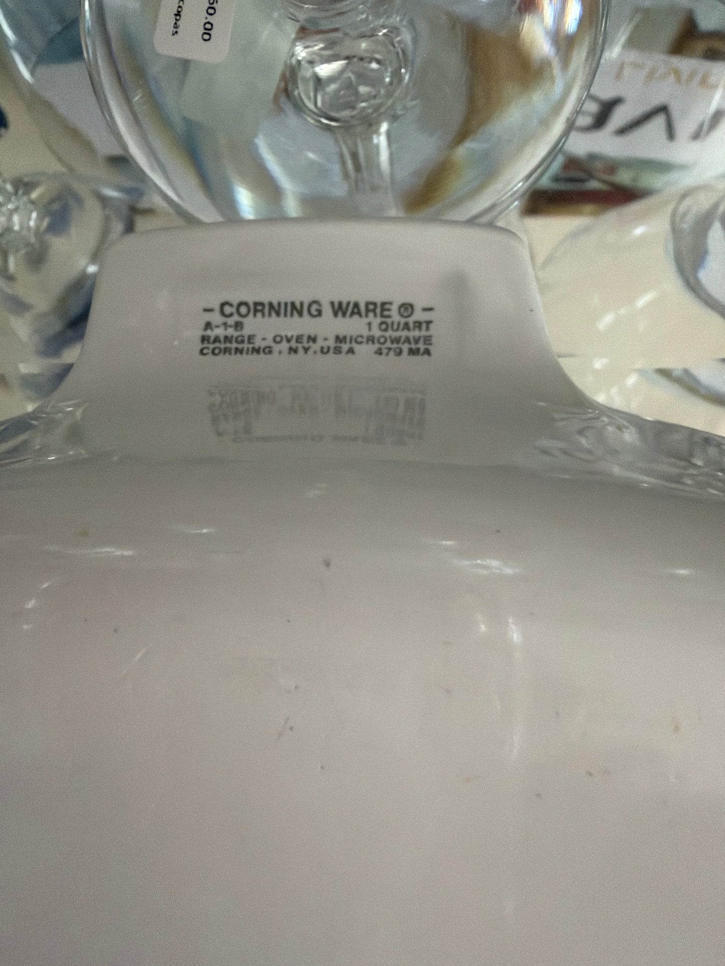 Vintage Corning Ware Spice of Life Individual Casseroles
A-B 1 cuarto de litro
