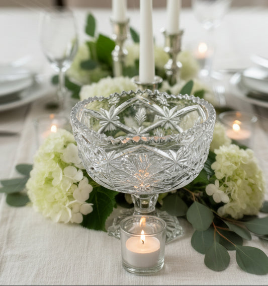 Centro de mesa de Cristal