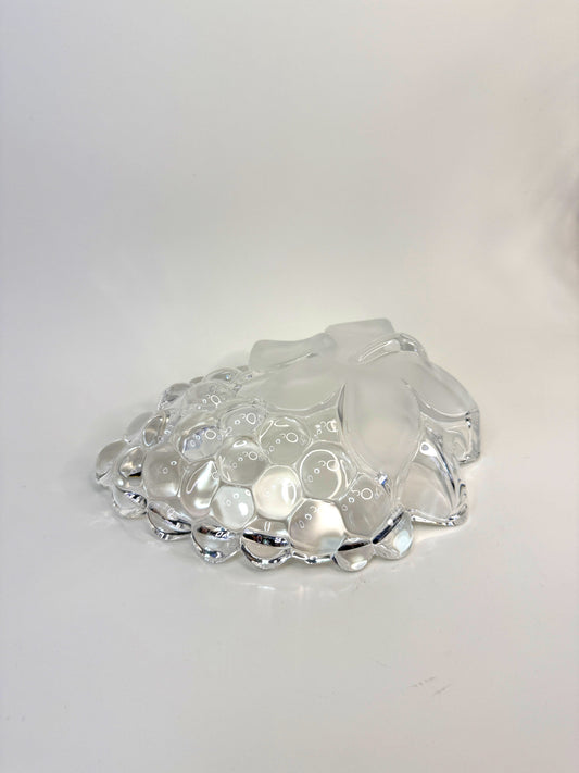 Figura Decorativa de Vidrio en Forma de Uva