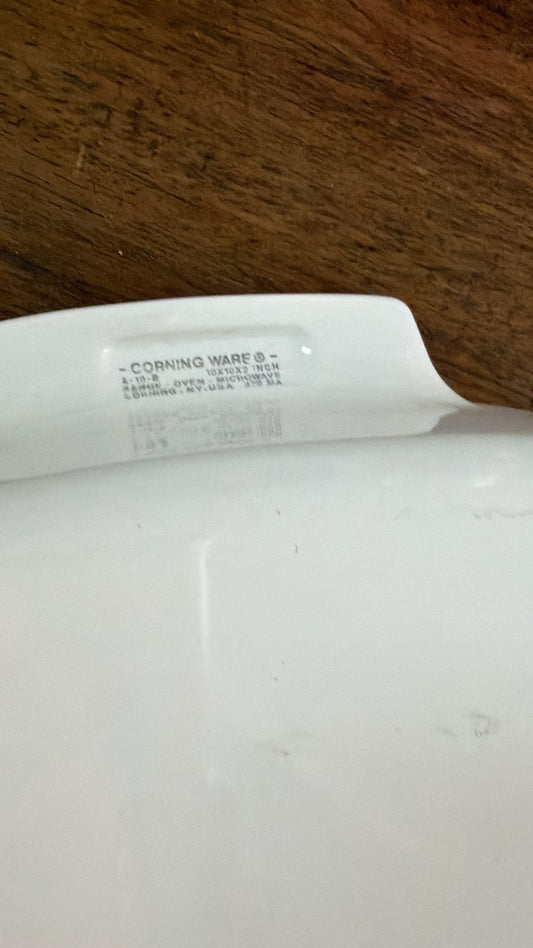 Vintage Corning Ware Spice of Life Individual Casseroles
A-10-B 10x10x2
