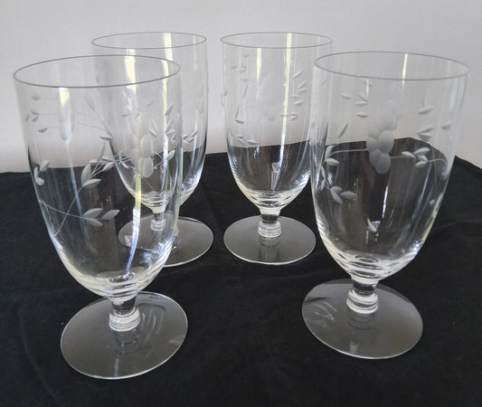 Set de 6 Vaso o Copa para agua windswept de Crystal Libbey Glass Company, con capacidad aproximada de 350 ml, fabricado en vidrio resistente.
