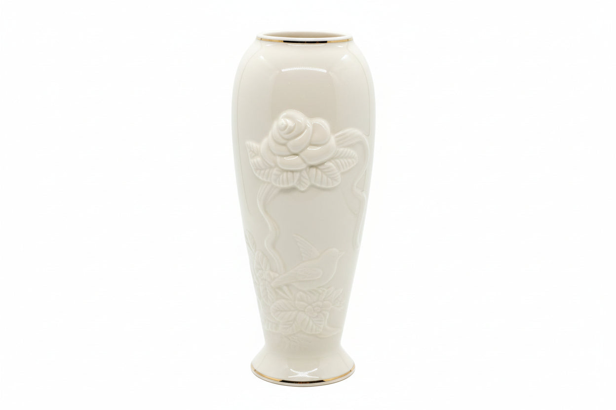 Jarrón Florero Lenox pequeño cerámica ivory – Fantasy