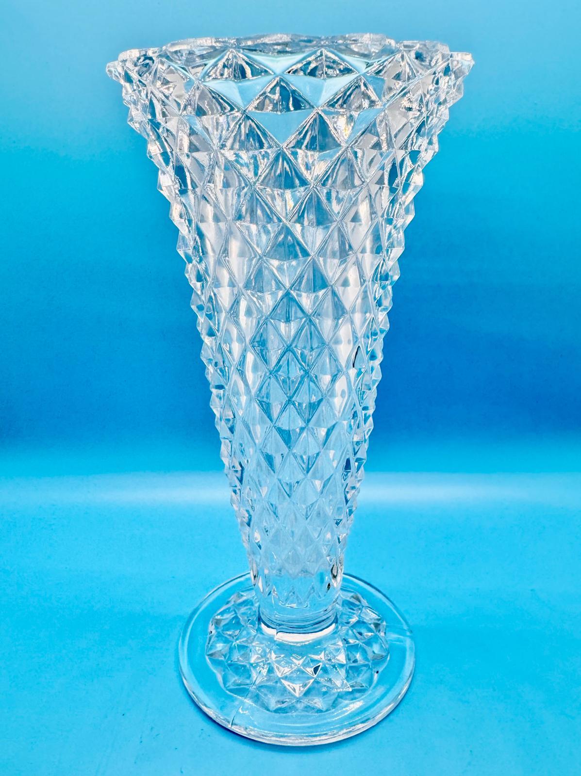 Jarrón indiano Cristal transparente