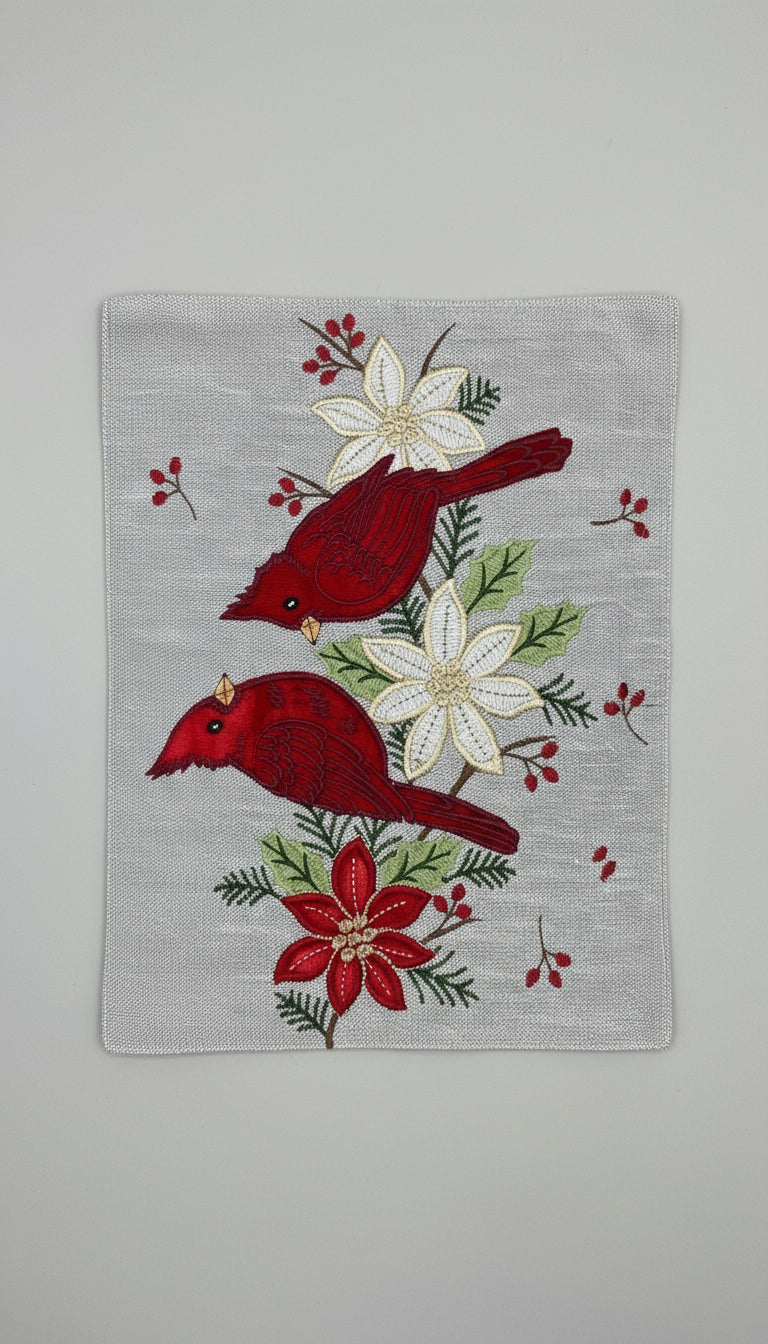 Camino de mesa – textiles bordados