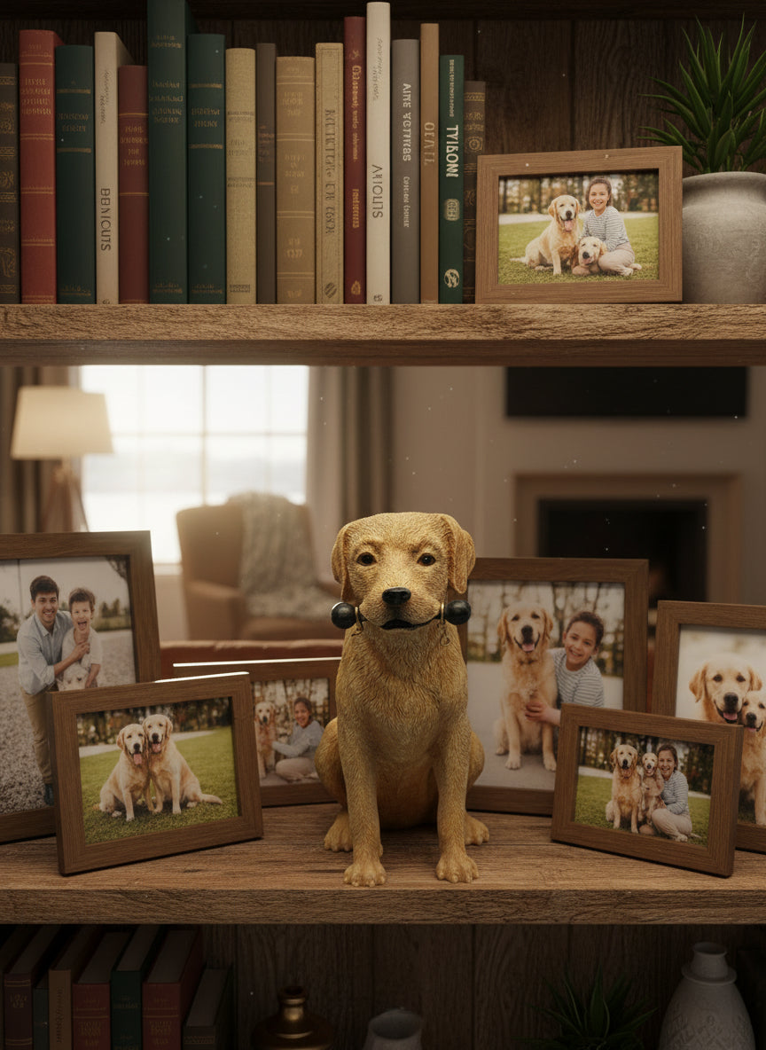 Figura Decorativa Labrador Fitness