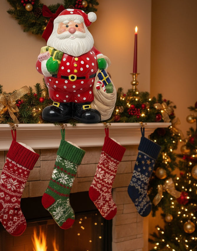 Santa Cookie Jar