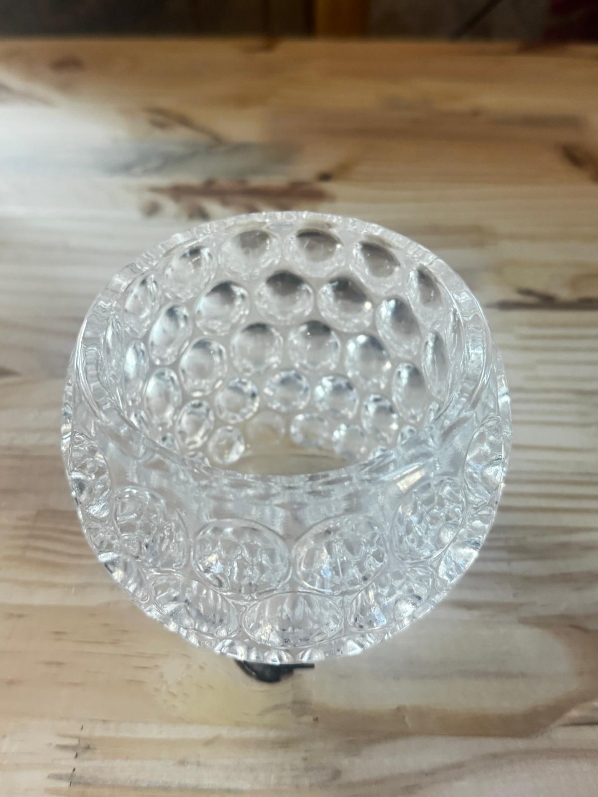 Portavelas de cristal burbuja Mikasa Home Accents