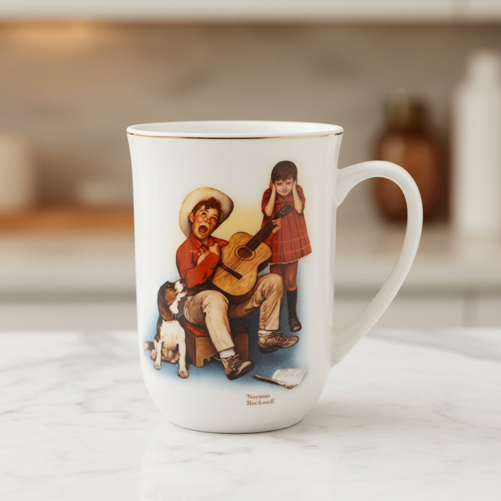 Taza o pocillo, coleccion Norman Rockwell