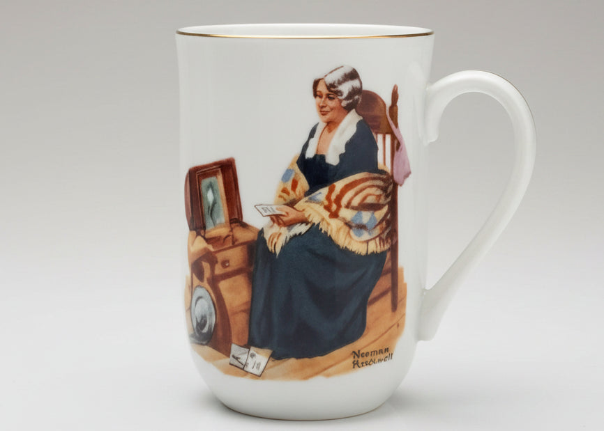 Taza o pocillo coleccion Norman Rockwell