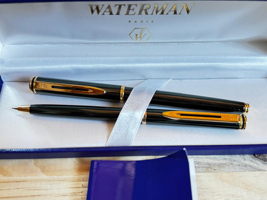 Set de Pluma y portaminas Waterman color verde