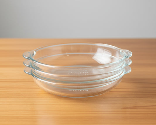 Fuente Oval de Vidrio Templado