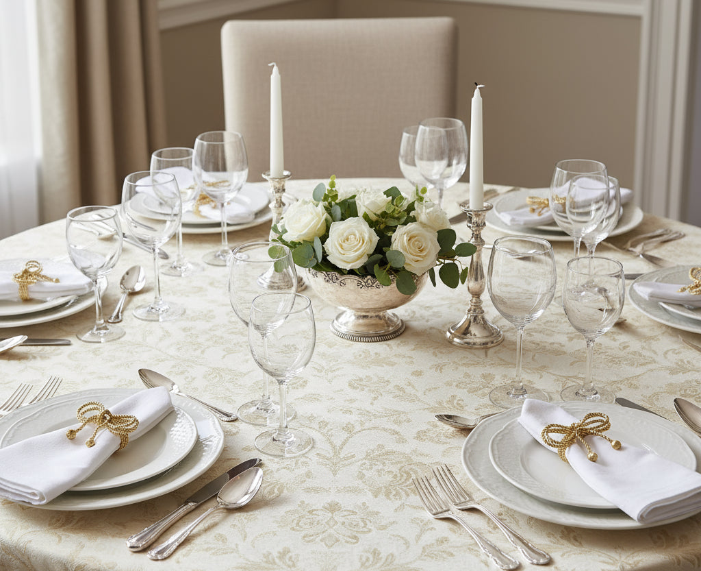 Servilleteros Vintage Dorados