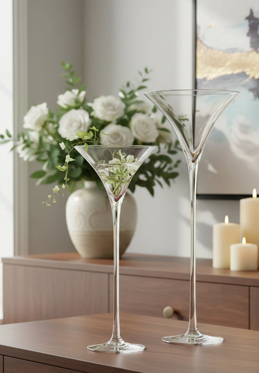 Set de Copas Martini Decorativas (Set de 2)