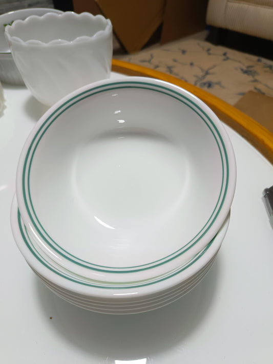Bowl líneas verdes Corning Ware