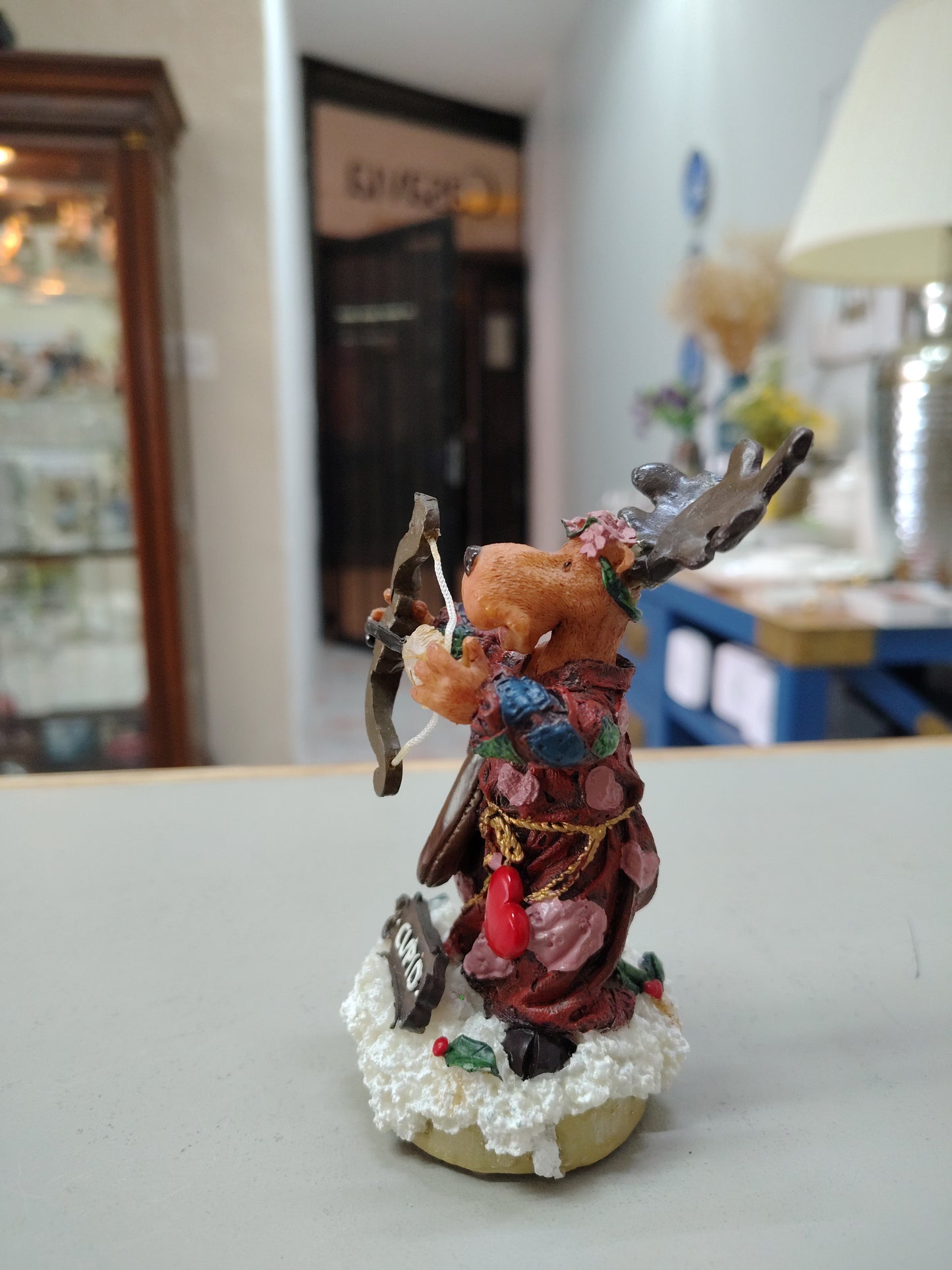 Figura Navideña de Colección(Renos de Santa)