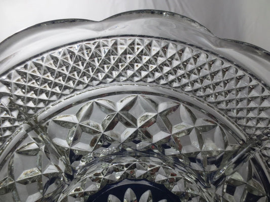 La bandeja dividida de 28 cm diametro de cristal Wexford de Anchor Hocking