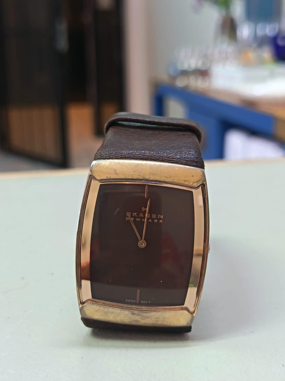 Elegante reloj Skagen para mujer #584LSLM hecho en Dinamarca