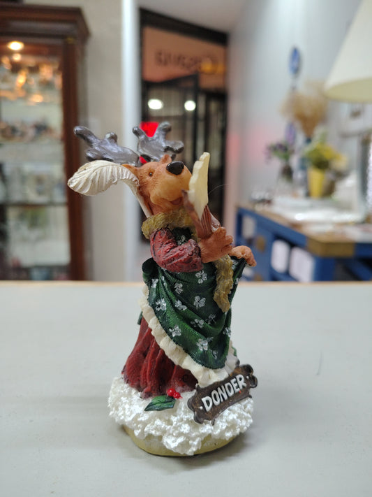 Figura Navideña de Colección (Renos de Santa)