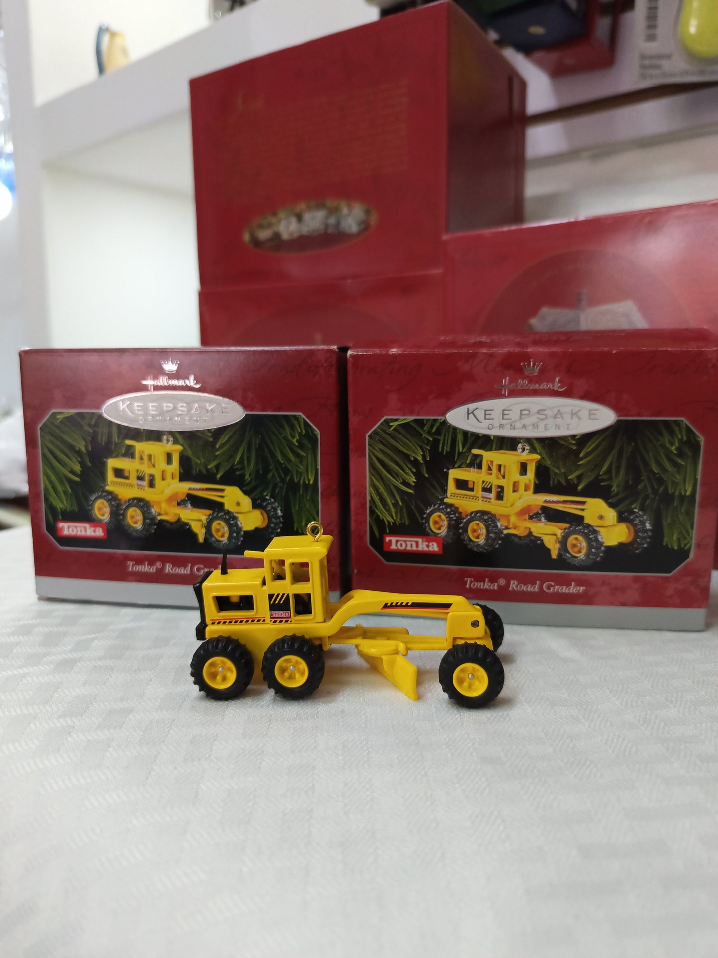 Adornó Navideño de la Colección KEEPSAKE Hallmark (Tonka Road Grader)