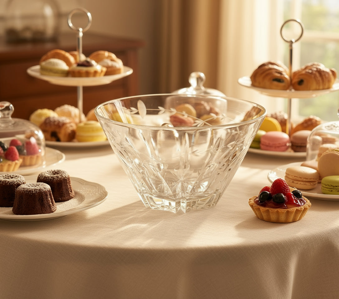 Tazon o bowl de Cristal de Plomo – Princess House Heritage (Vintage)