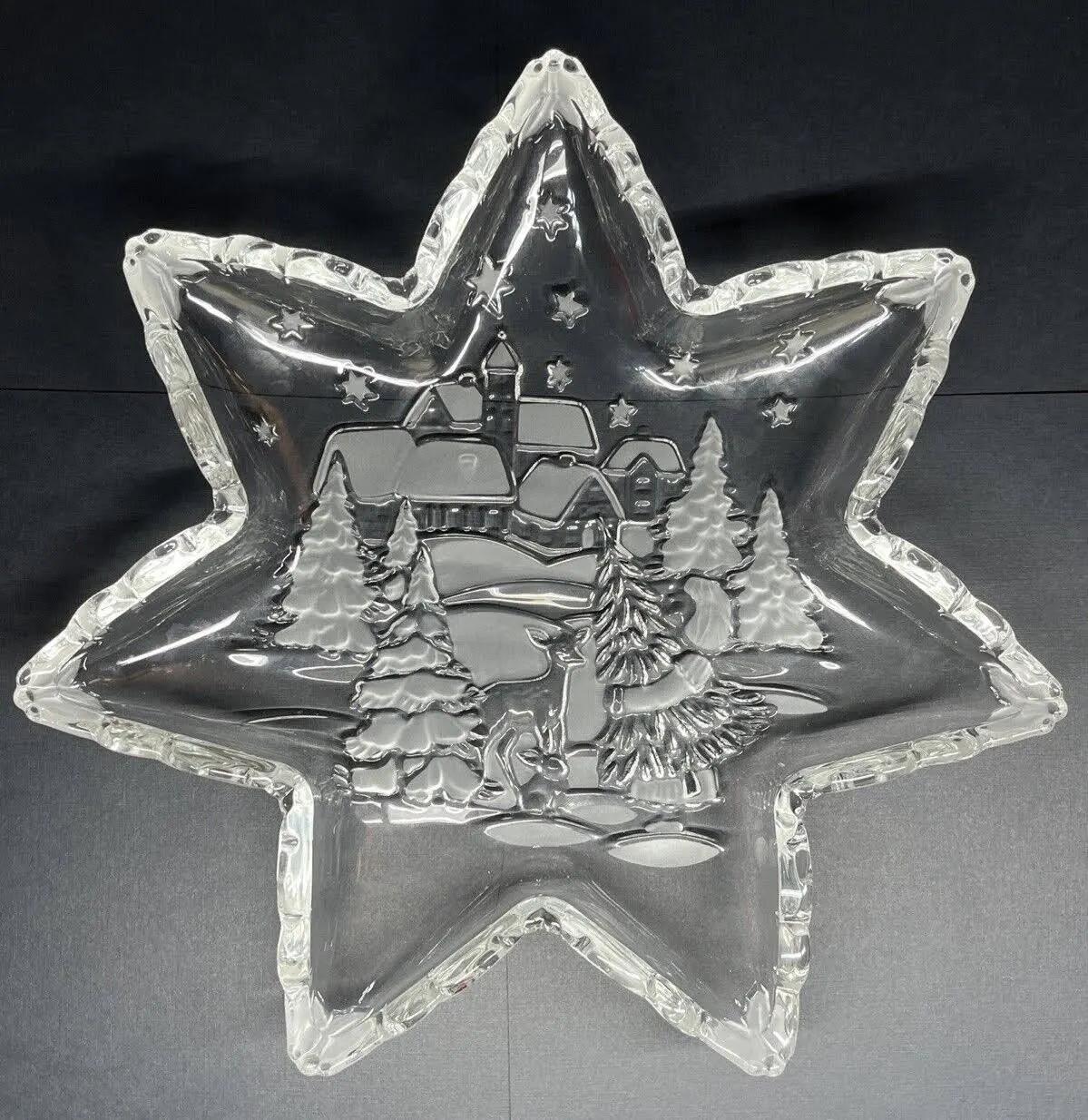 Plato Navideño en Forma de Estrella