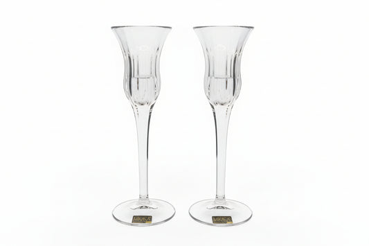 Mikasa - Candelabros de cristal vintage (set de 2)