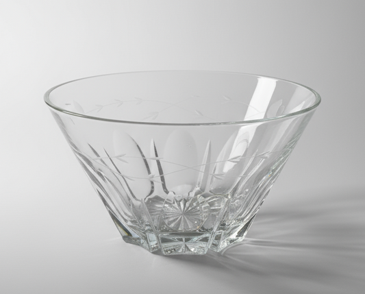 Tazon  o bowl de Cristal de Plomo – Princess House Heritage (Vintage)