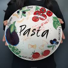 Tazón de Pasta Cerámica Gibson Home - Fruit Orchard