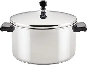 Olla Farberware Clásica de Acero Inoxidable  con Tapa – Apta para Inducción y Lavavajillas