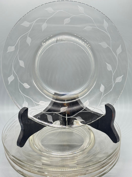 Set de4 platos de ensalada o pastelero Princess House Heritage