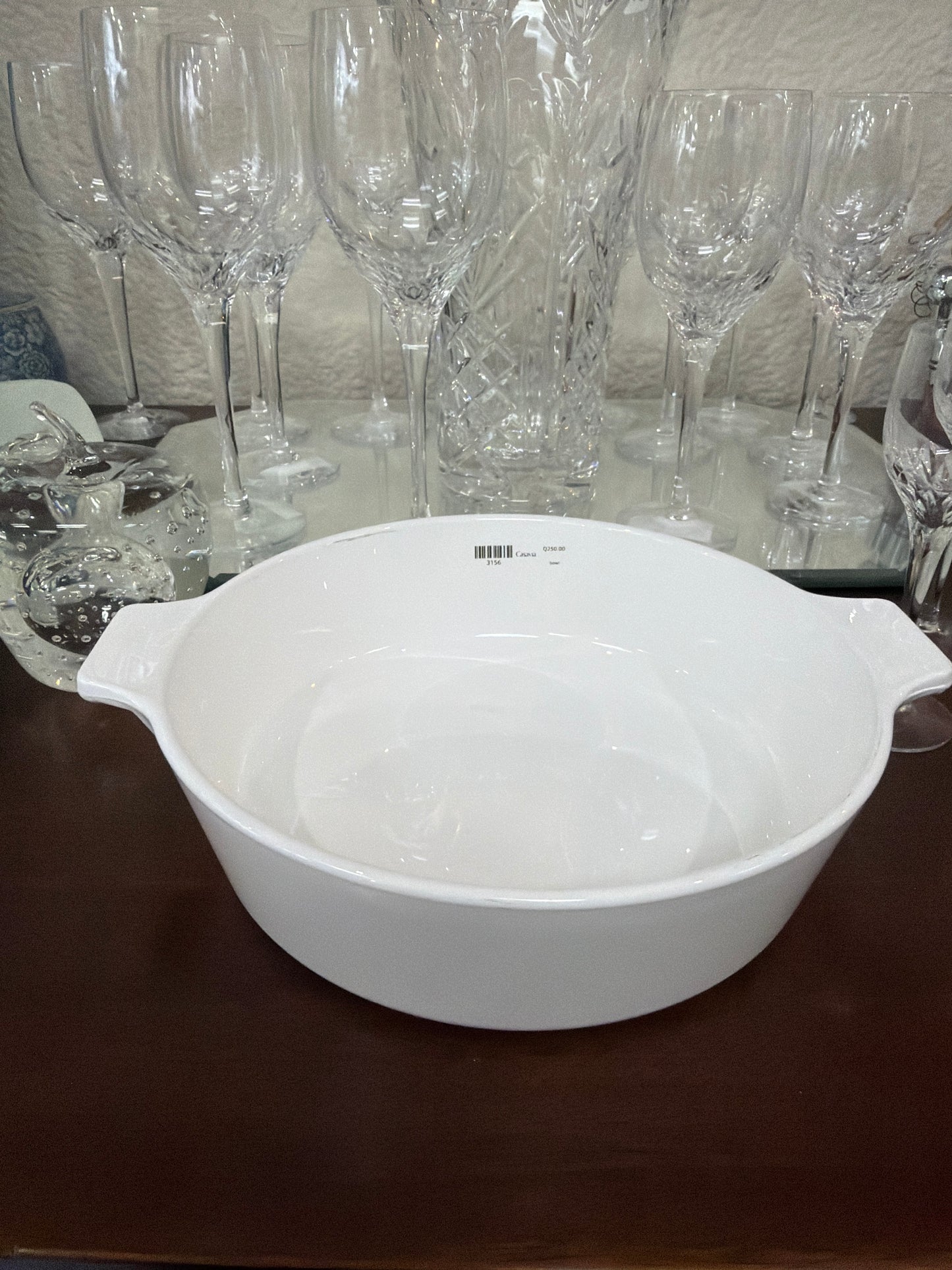 La cacerola CorningWare B-1 de 1 litro, fabricada en Pyroceram,