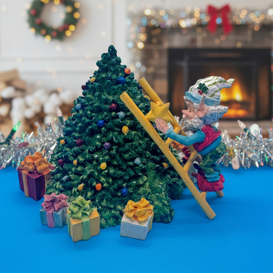 Enesco The North Pole Village - Figurita Twinkles y Tootsie