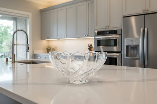 Bowl de cristal claro de Mikasa, 10” pulgadas