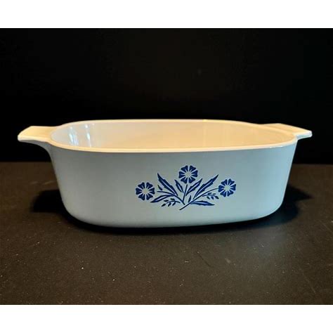 Pyrex  CorningWare con patrón Cornflower Blue