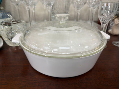 La cacerola CorningWare B-1 de 1 litro, fabricada en Pyroceram,