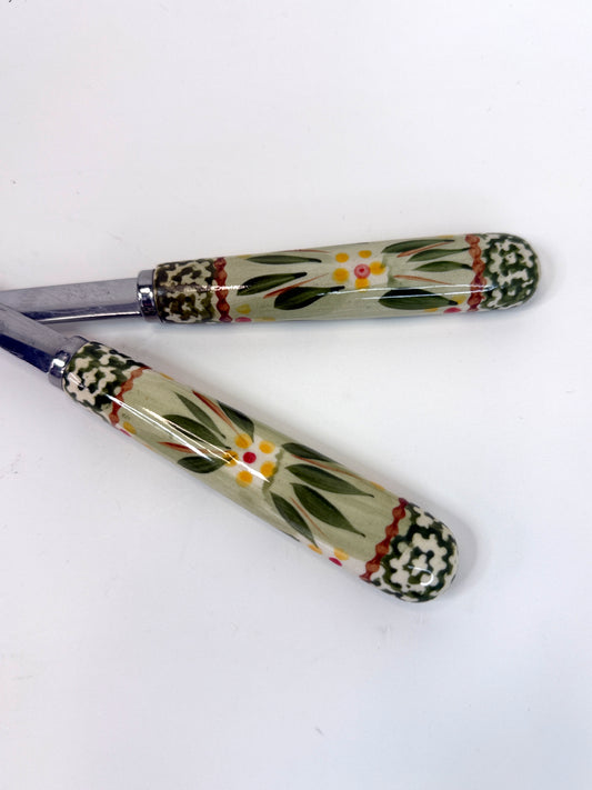 Par de Cubiertos para Servicio Decoupage By Tara