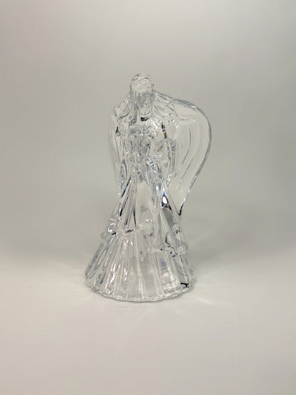 Figura de Ángel de Vidrio Transparente