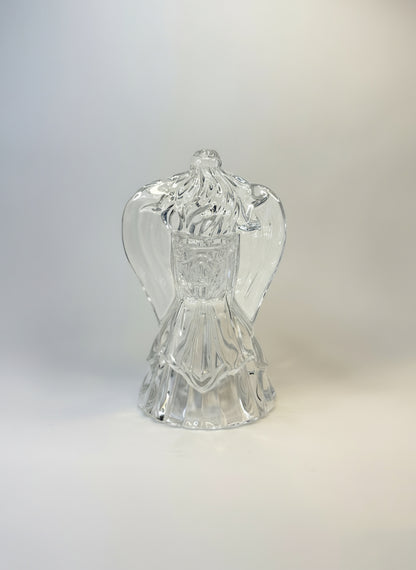 Figura de Ángel de Vidrio Transparente