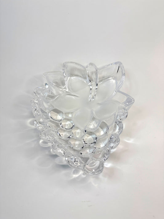 Figura Decorativa de Vidrio en Forma de Uva