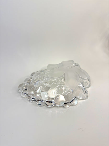 Figura Decorativa de Vidrio en Forma de Uva