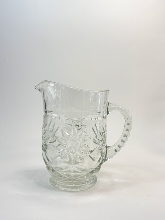 Jarra de vidrio Tallado