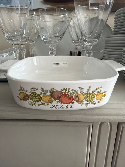 Vintage Corning Ware Spice of Life Individual Casseroles 
A-B 1 cuarto de litro
