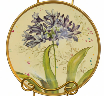 Plato decorativo pintado a mano