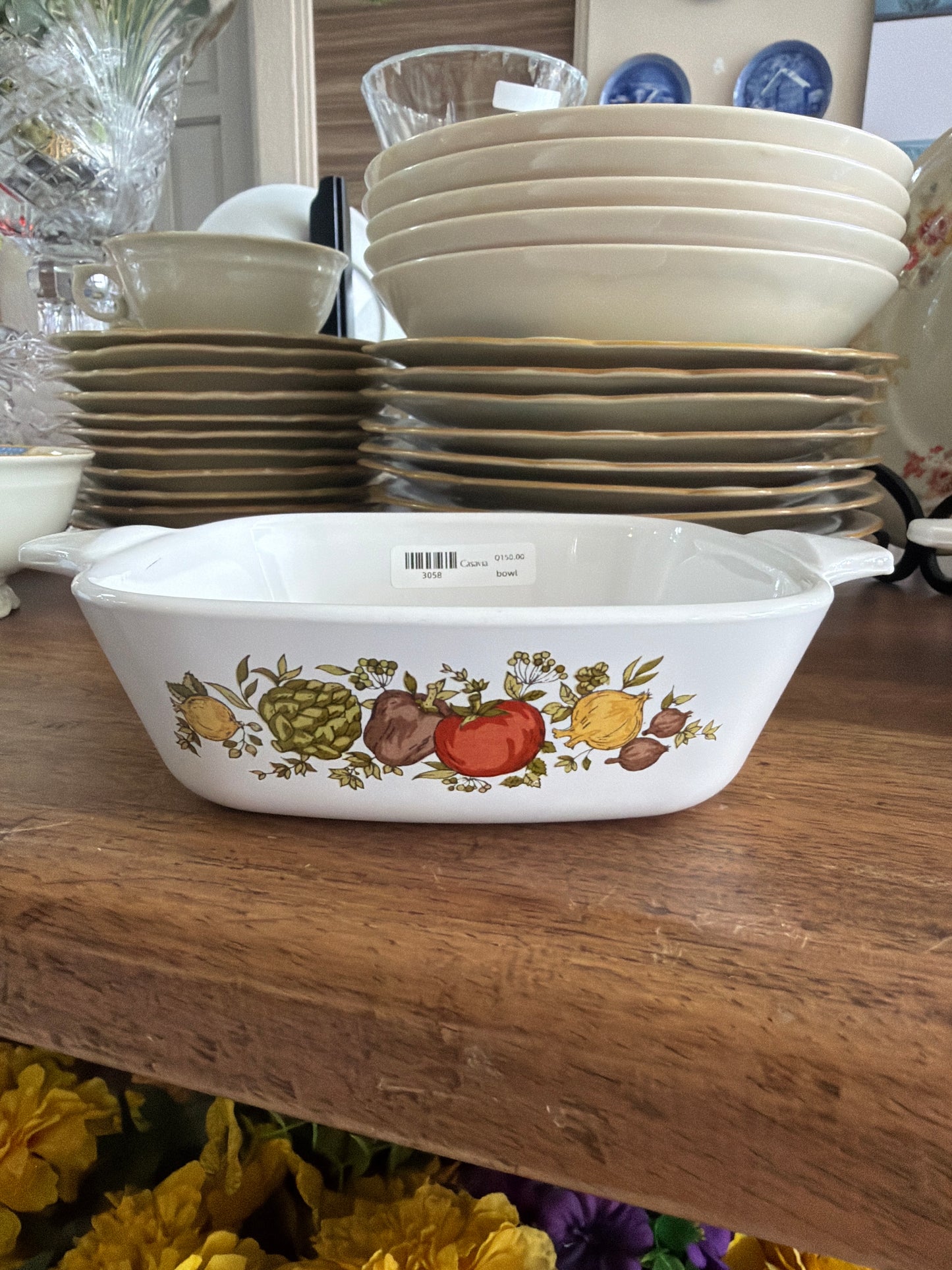 Vintage Corning Ware Spice of Life Individual Casseroles - P-41-B - 1 1/3 cup