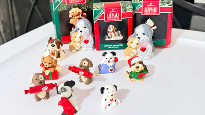 Figuras vintage de PERRITOS  Merry Miniatures de los años 90.  (Precio por unidad)