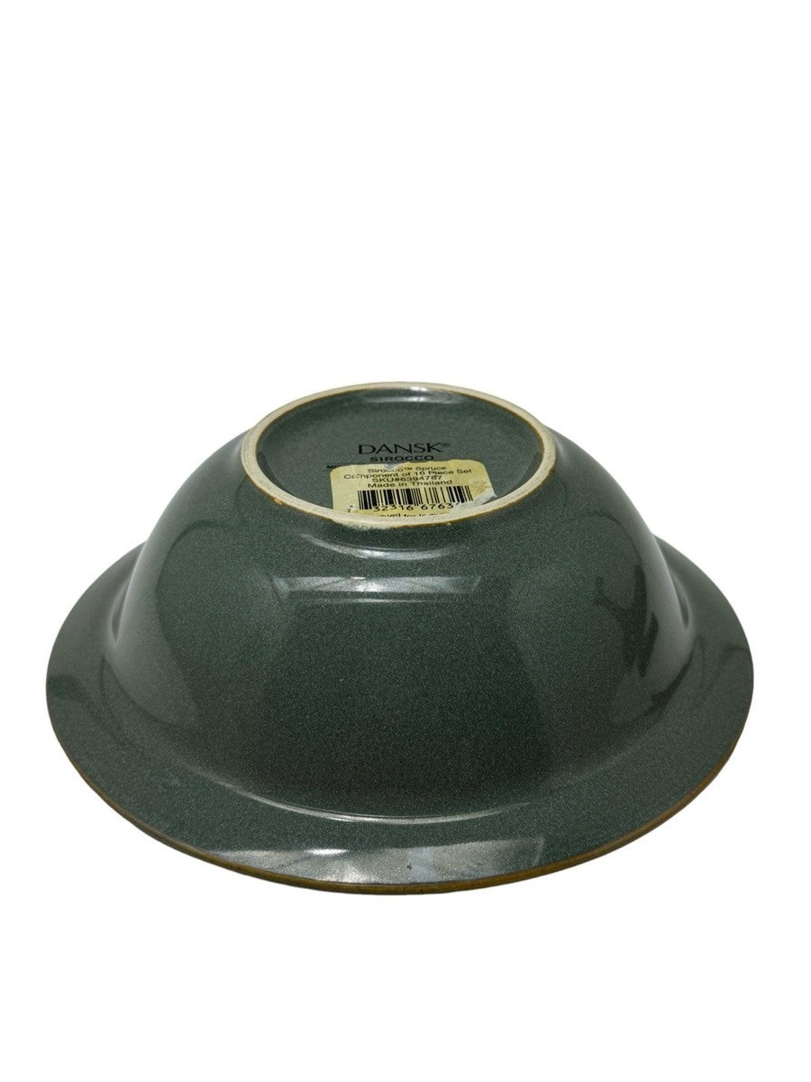 Conjunto de 4 tazones vintage Dansk Sirocco Green de 17.8 cm,