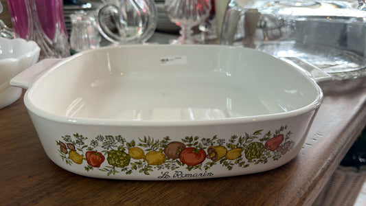 Vintage Corning Ware Spice of Life Individual Casseroles 
A-10-B 10x10x2