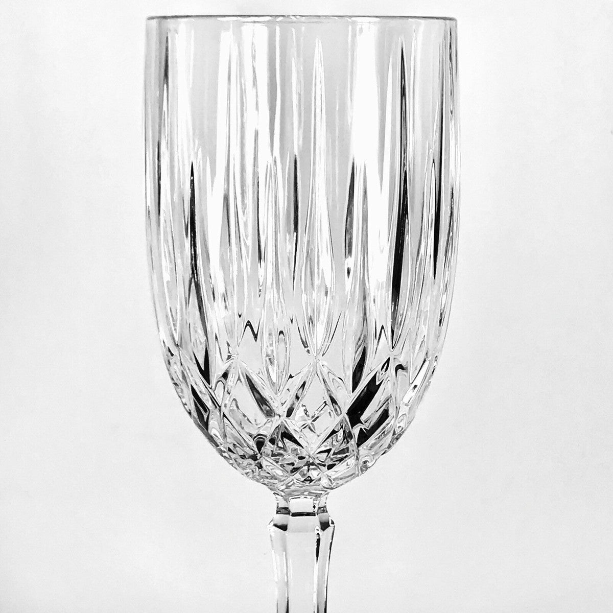 Set de 5 copas de vino Gorham Regalta de cristal, 8.5 pulgadas de altura.