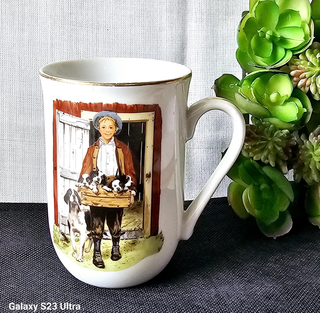 Taza o pocillo de la colecccion Norman Rockwall